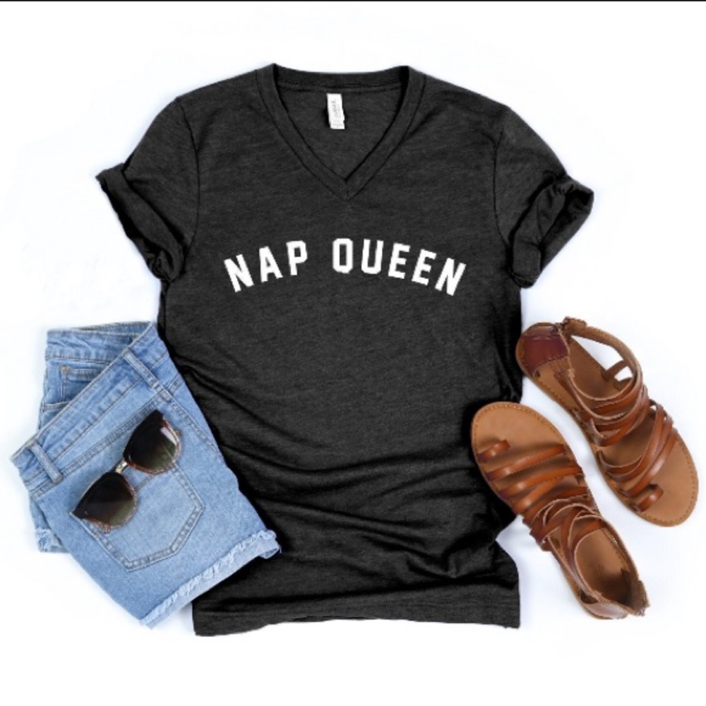 Nap Queen T-shirt• Handmade 🧶